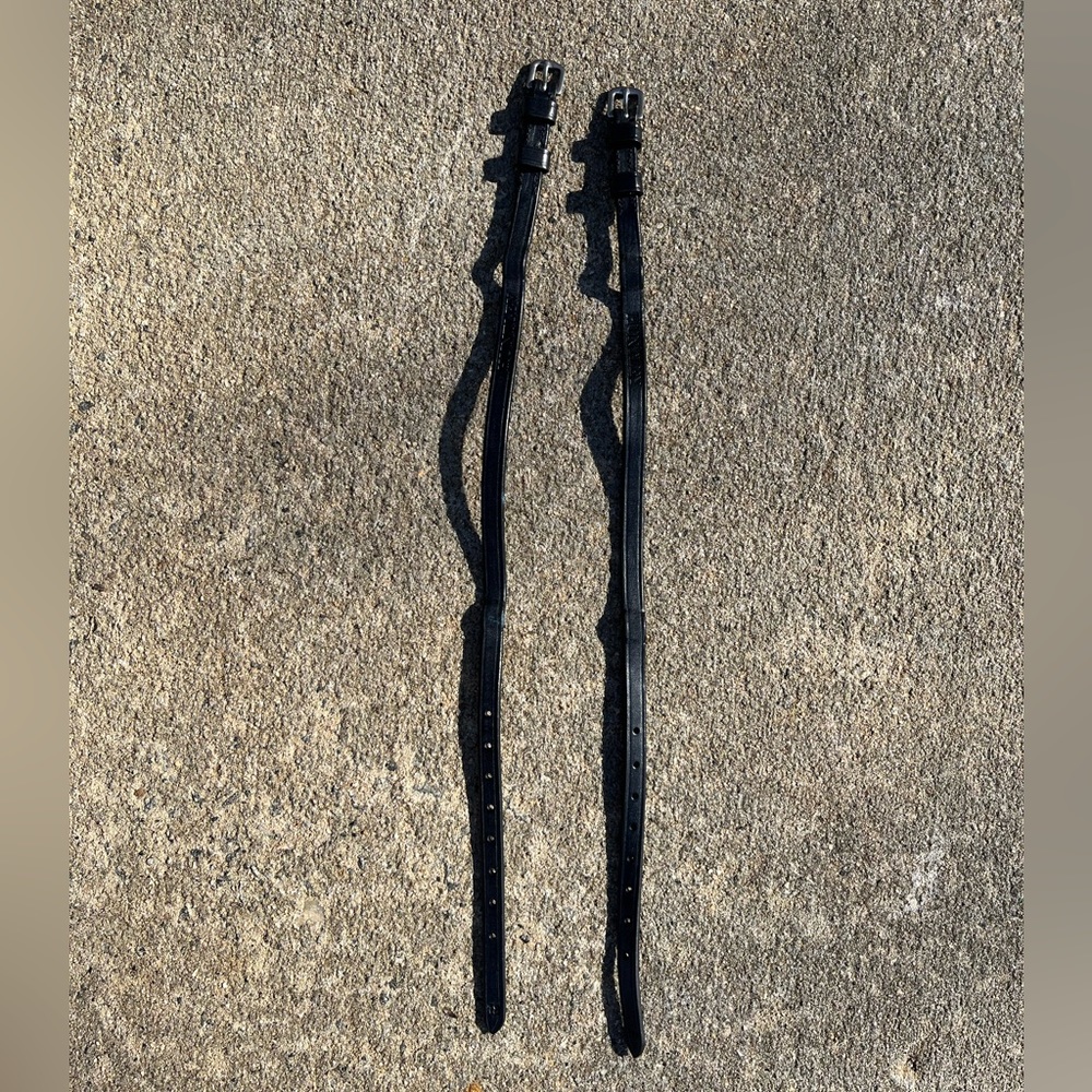 English Leather Spur Straps